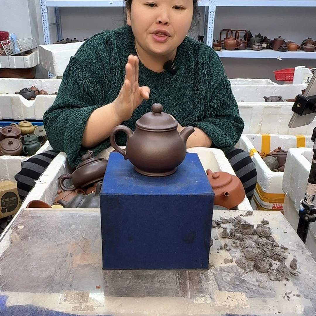 茶壶紫砂宜兴紫砂壶瑕疵处理