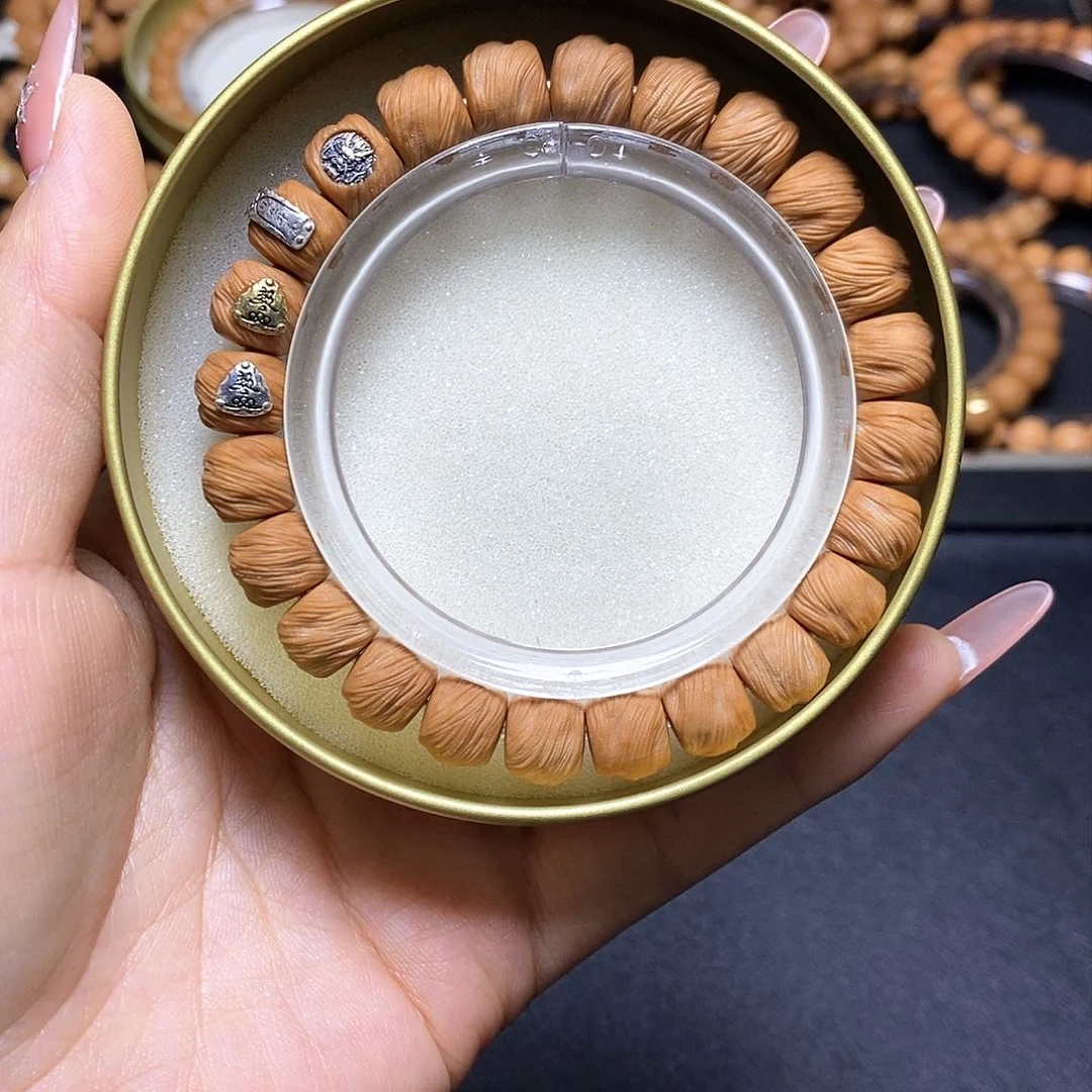 猴头核桃手串四标鬼印无相尺寸10+全品单号81号