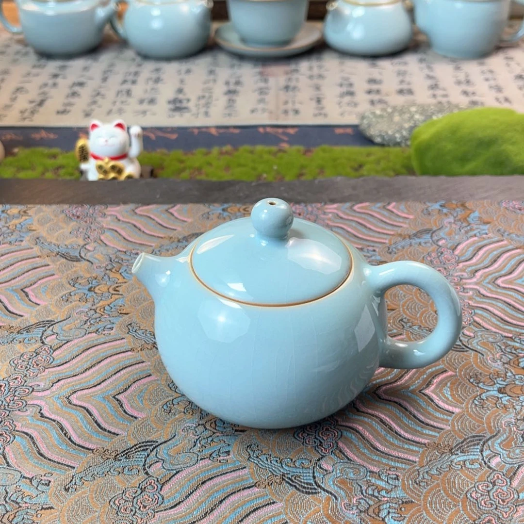 罗*罗1个微瑕手工西施壶