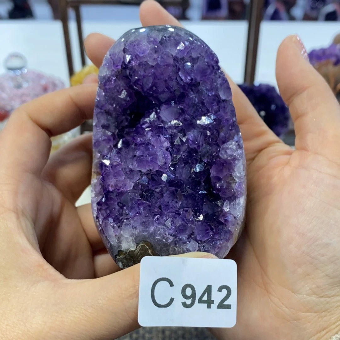 紫晶摆件未镶嵌摆件