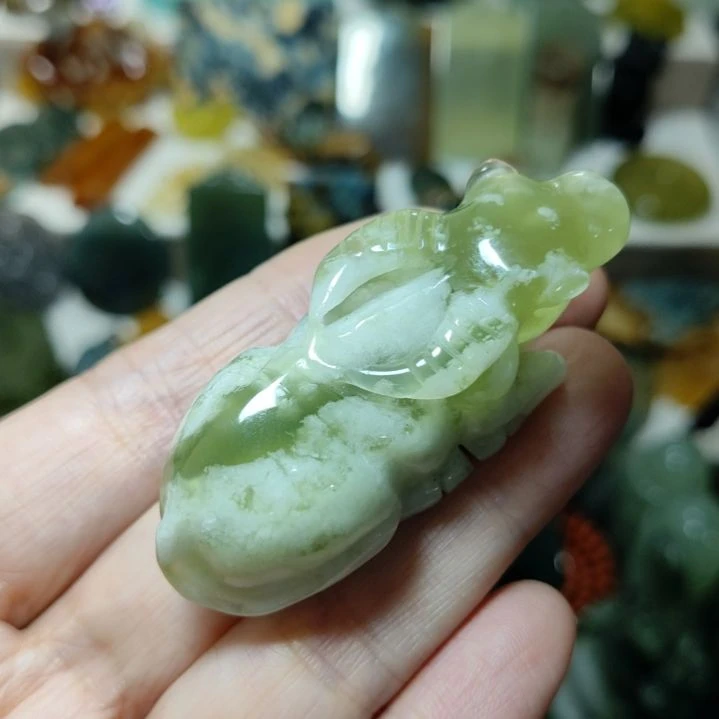 草***河岫玉未镶嵌挂坠款式