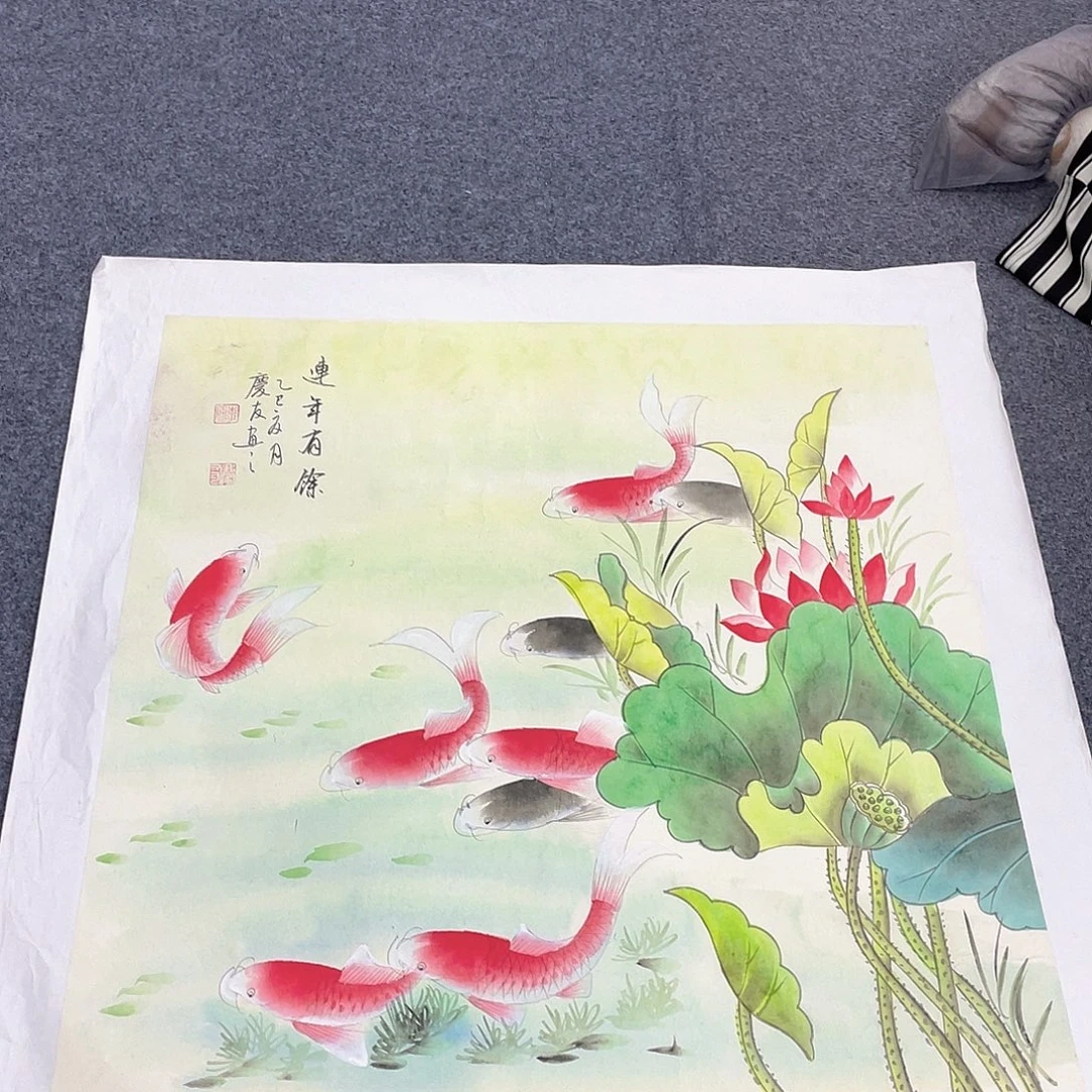 国画作品小姐姐放漏…