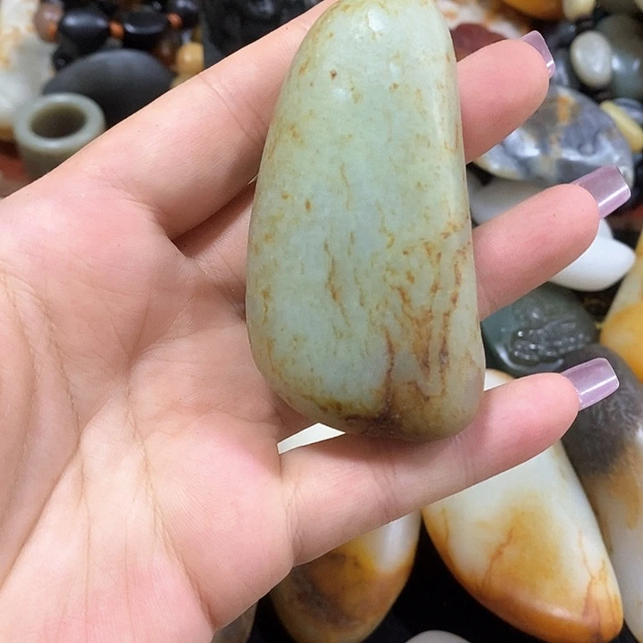 和田玉（糖玉）未镶嵌挂件林*