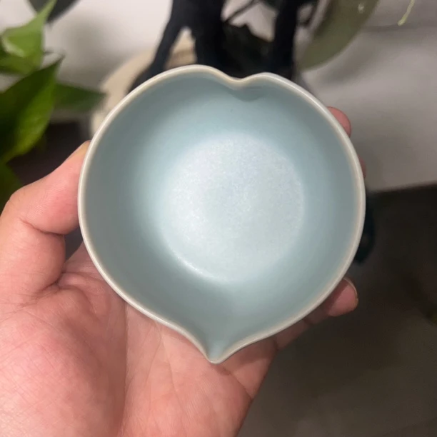 胡其顺柴烧桃心杯