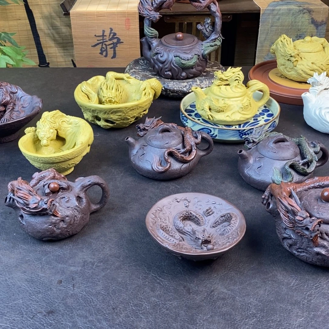 用***8紫砂茶壶紫砂 龙壶