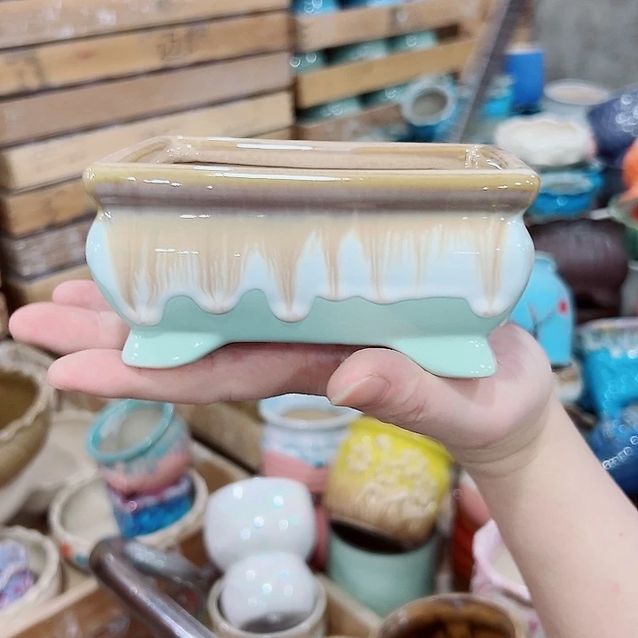 有孔，满10元发货多肉陶瓷花盆