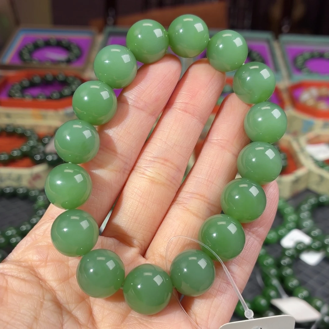 和田玉（碧玉）未镶嵌手串