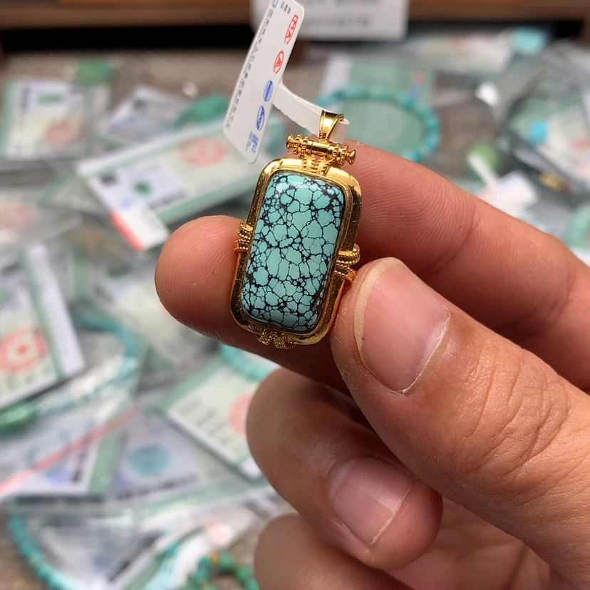【闪购商品】未镶嵌绿松石颈饰31