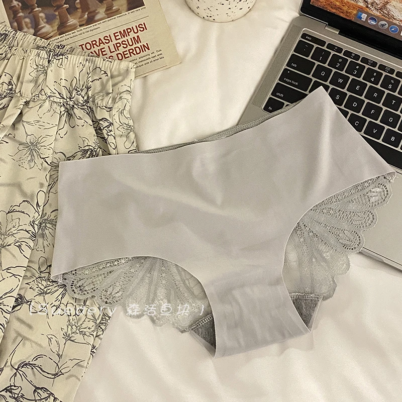 纯欲法式镂空网纱性感火辣蕾丝透气低腰抗菌内档内裤女