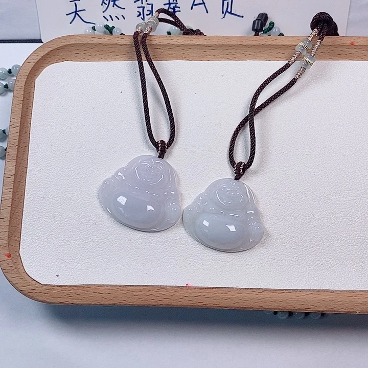 翡翠未镶嵌颈饰多样性发货一件