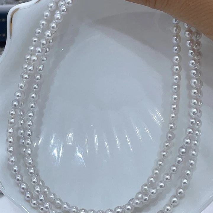 颈饰银S925镶嵌淡水珍珠