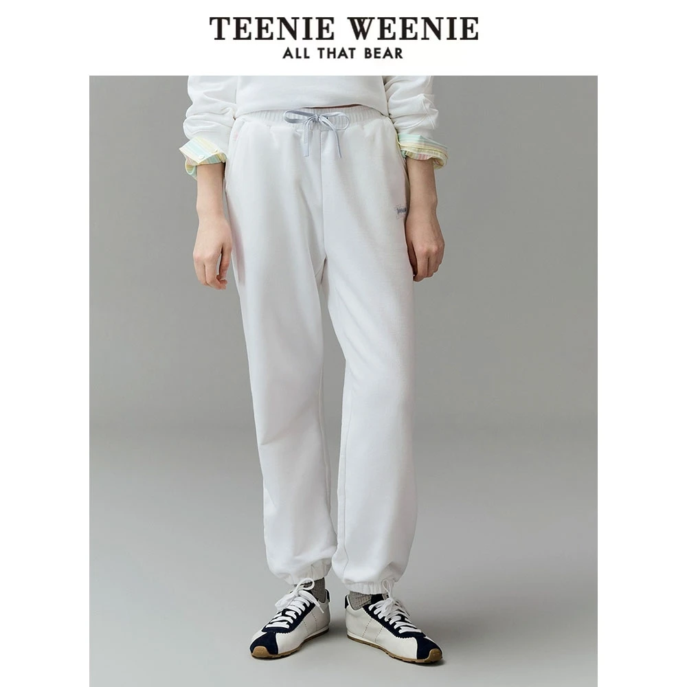 【商场同款新品】TeenieWeenie小熊女装卫裤25年束脚裤TTTM251202E