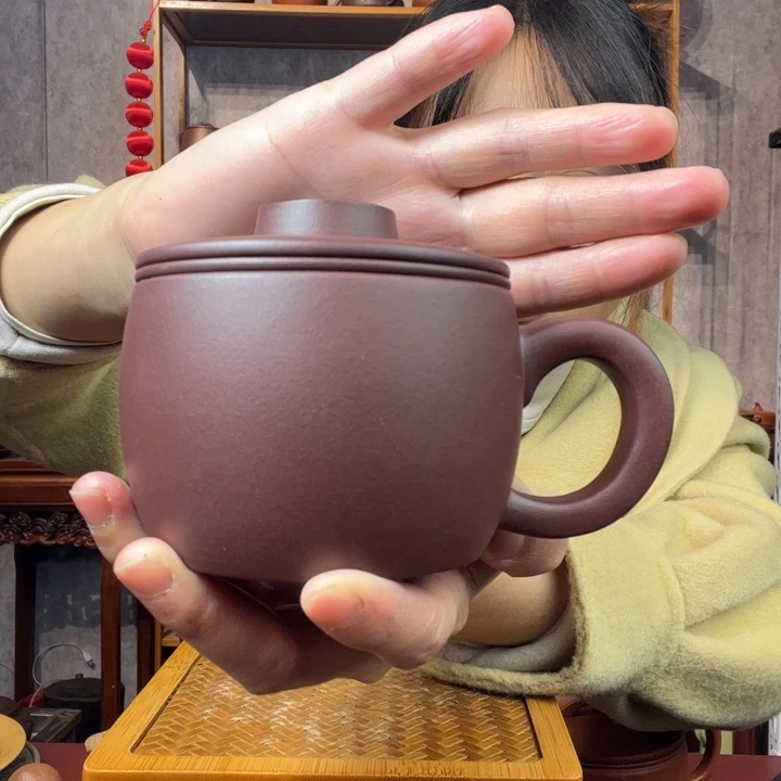 茶杯紫砂原矿紫砂杯