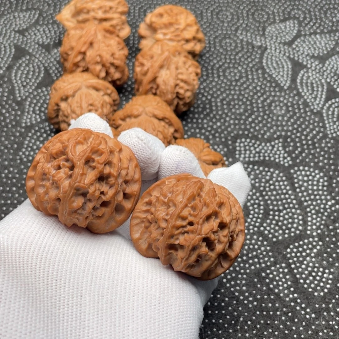 吊坠文玩核桃42全品红皮苹果园