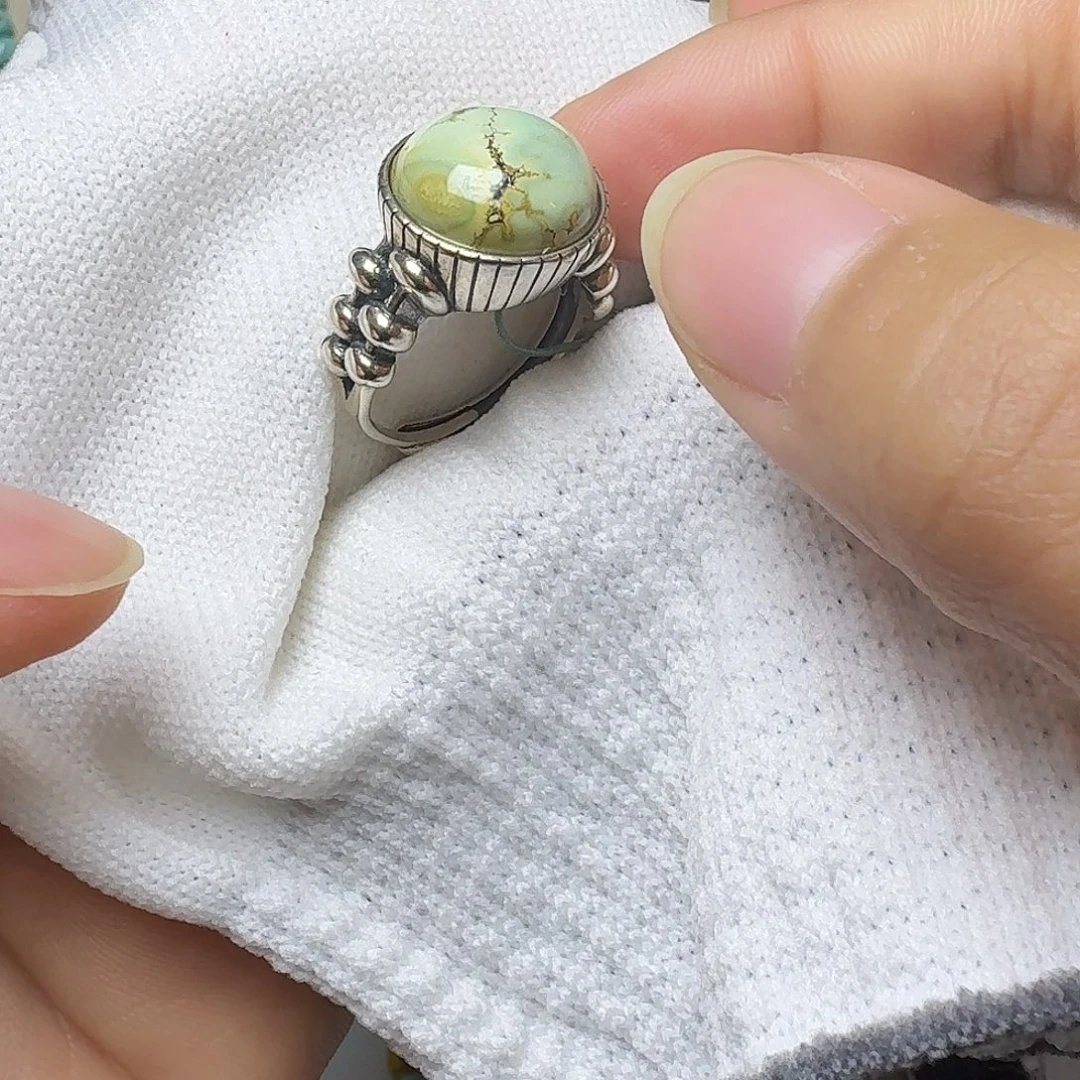 绿松石银S925镶嵌珠宝奇石