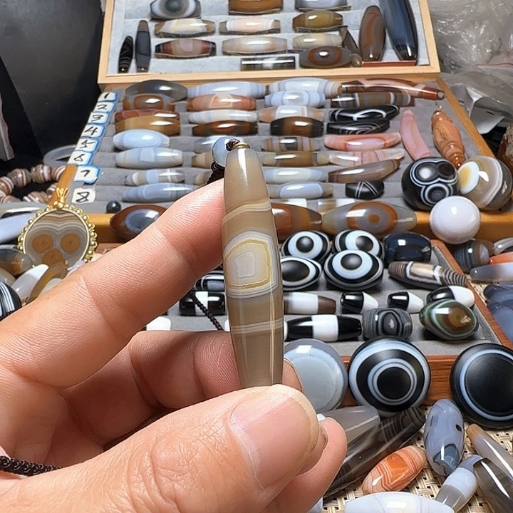 玛瑙/玉髓未镶嵌吊坠(不含链)