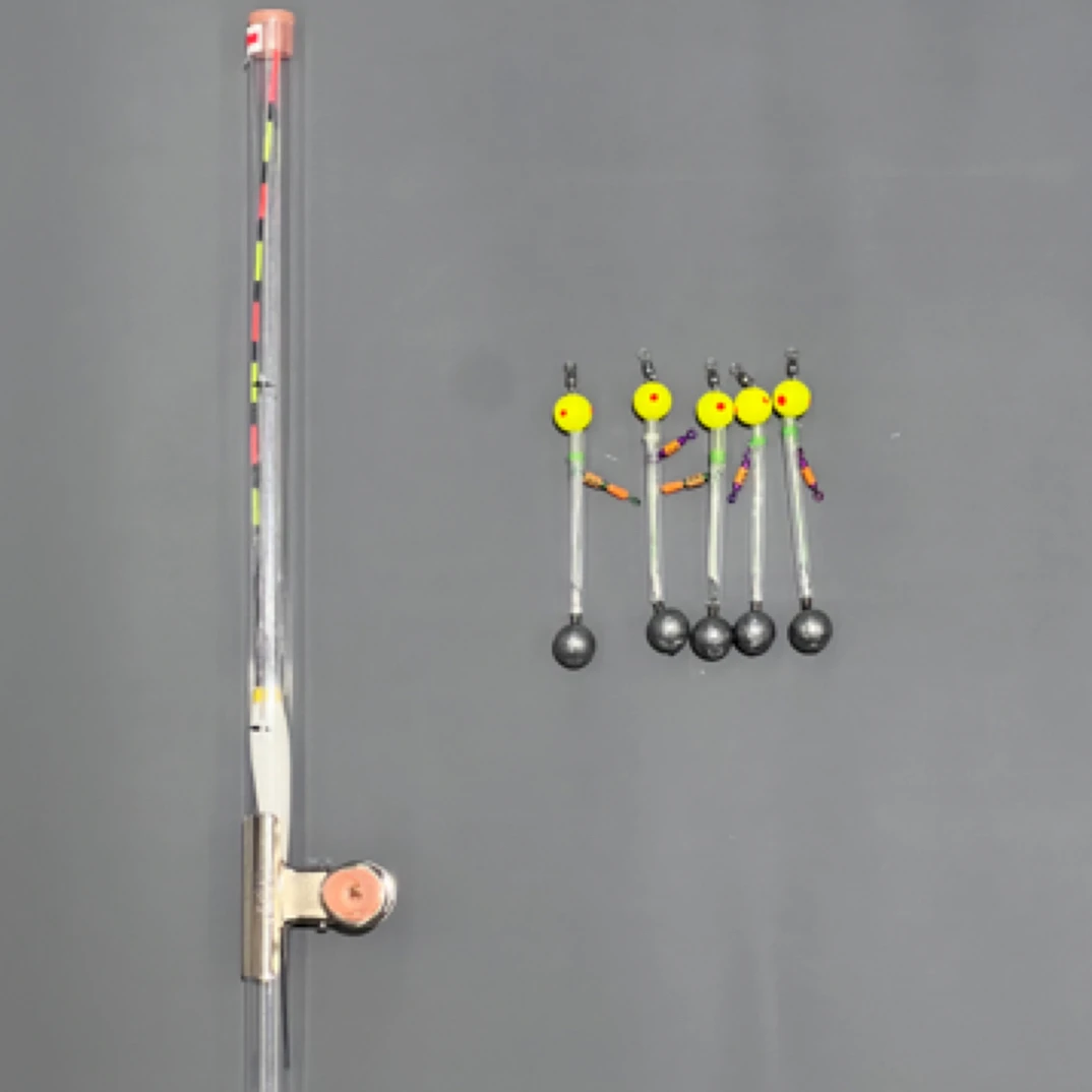 近漂岸上漂套装1支近漂5枚助投器2米备用皮筋到手即可直接钓鱼