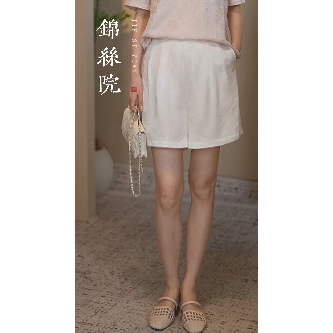 绸缘【时尚短裤】夏季新款时尚气质百搭新中式短裤DKX67181933