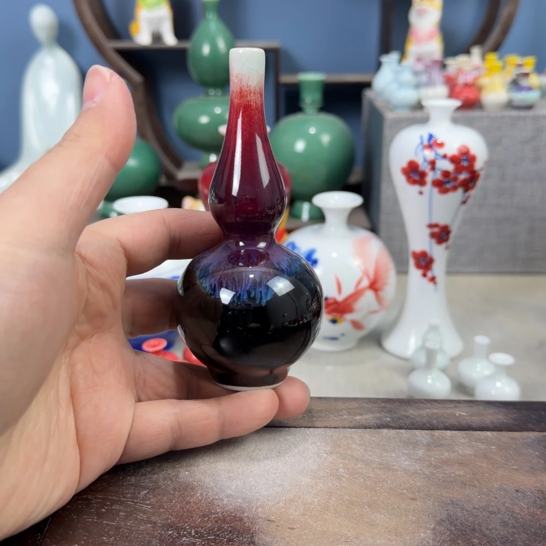 陶瓷手工小花器摆件