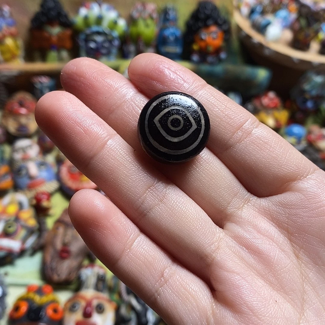 颈饰琉璃眼睛瑙瑙一个011