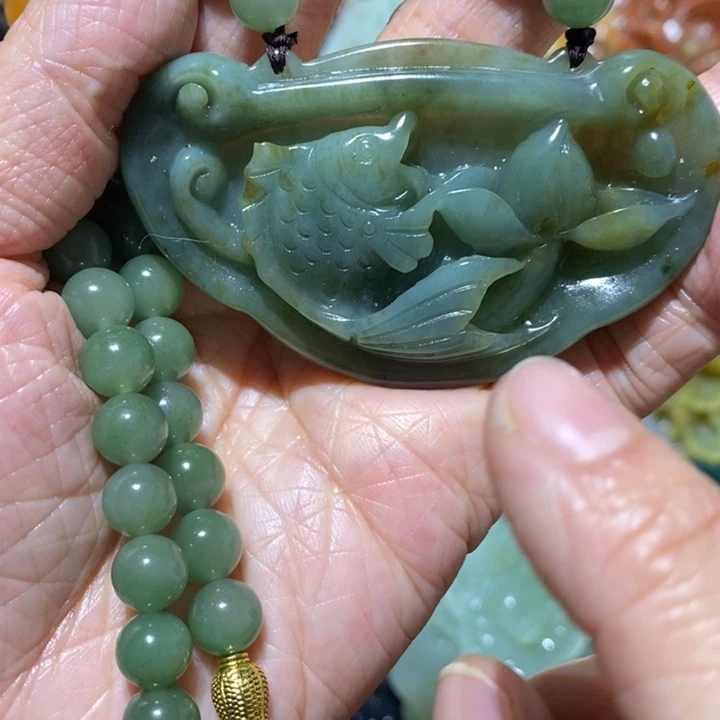 岫玉岫玉吊坠未镶嵌