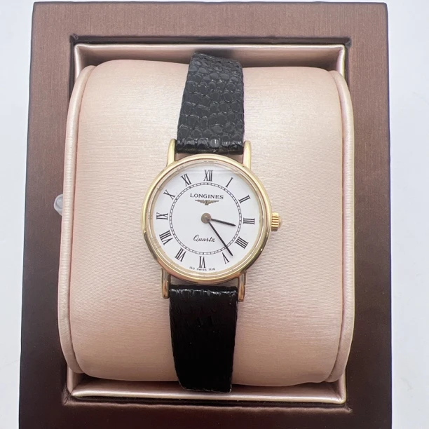 95新 Longines/浪琴 大浪琴420-5石英赠表带赠手链