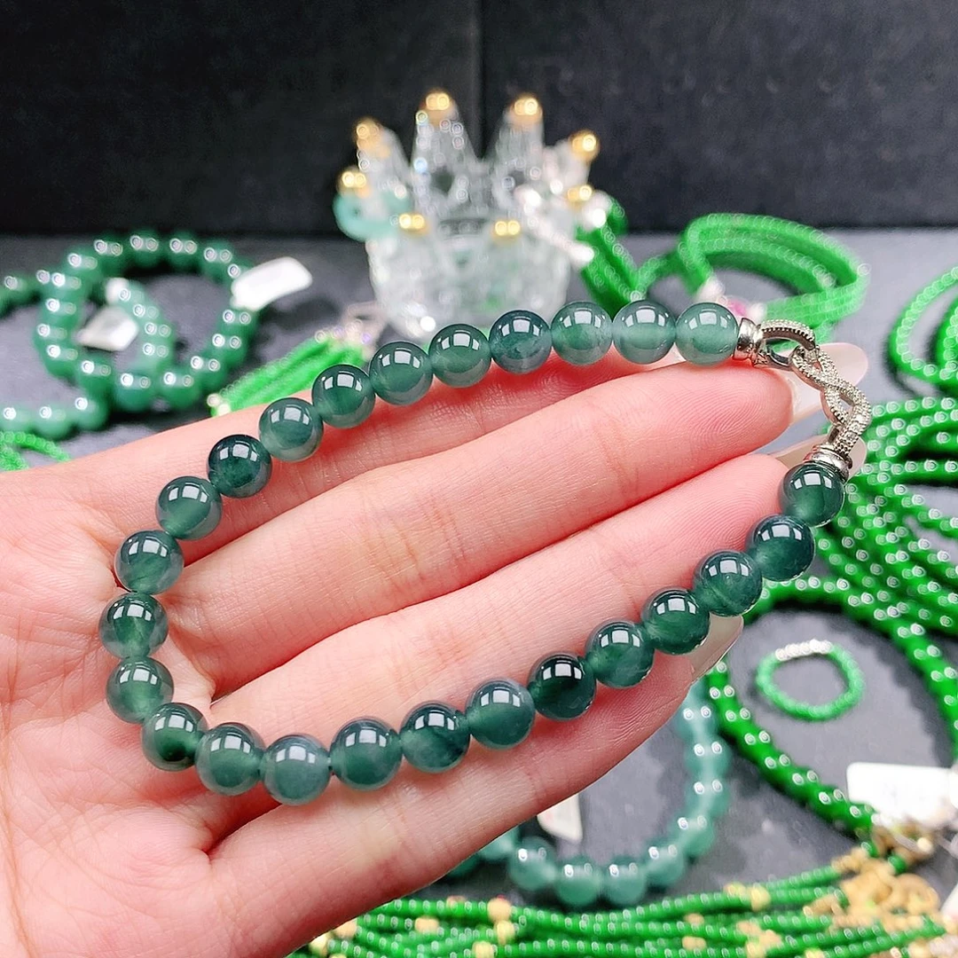 翡翠未镶嵌手链手链