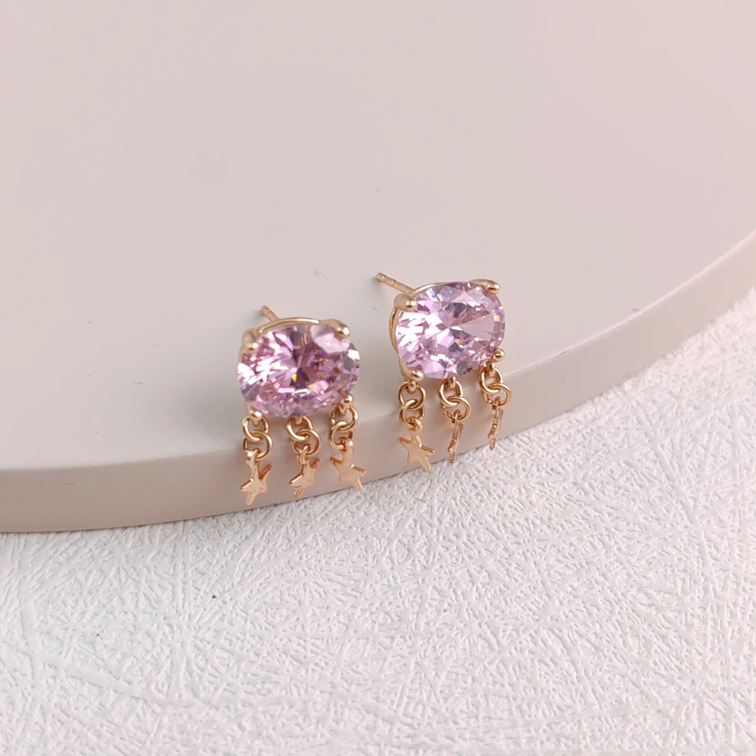 XUPING/旭平首饰 合金合成锆石耳饰 年终狂欢温柔 GDJ X000782937