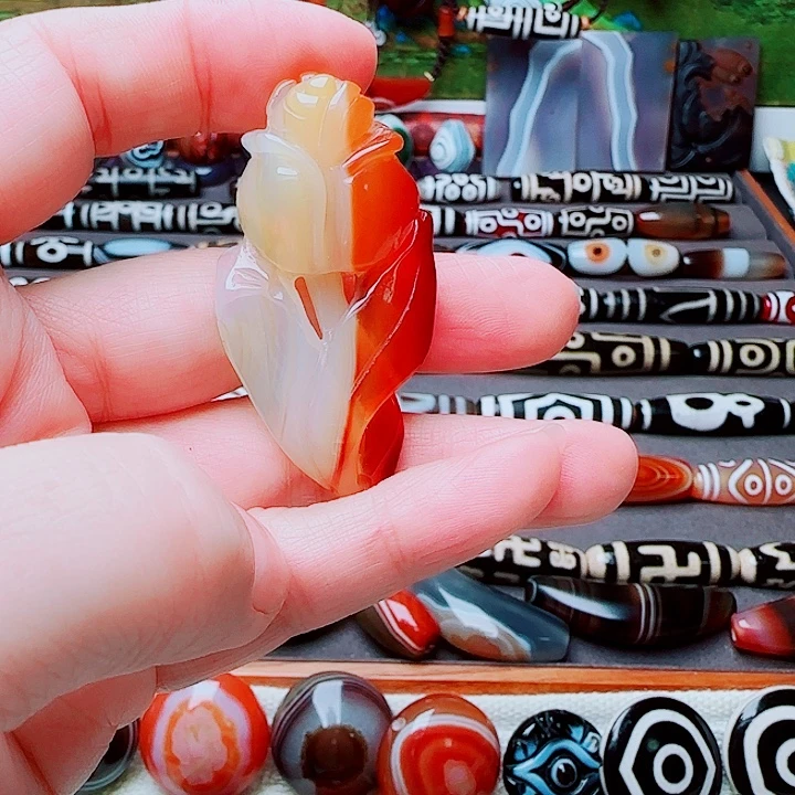 玛瑙/玉髓合金珠宝半成品