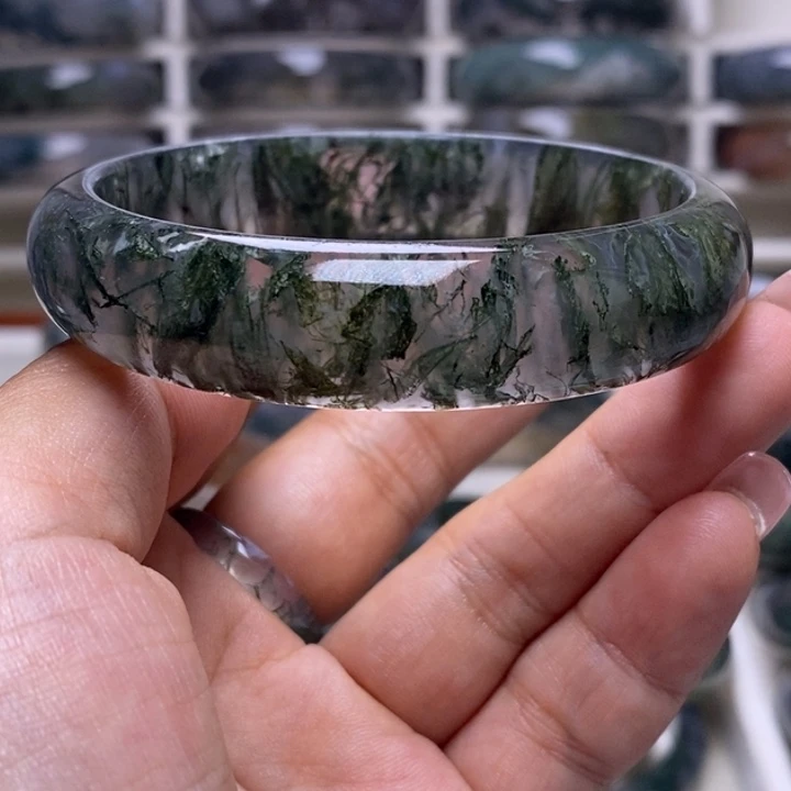 玛瑙/玉髓手镯未镶嵌墨*