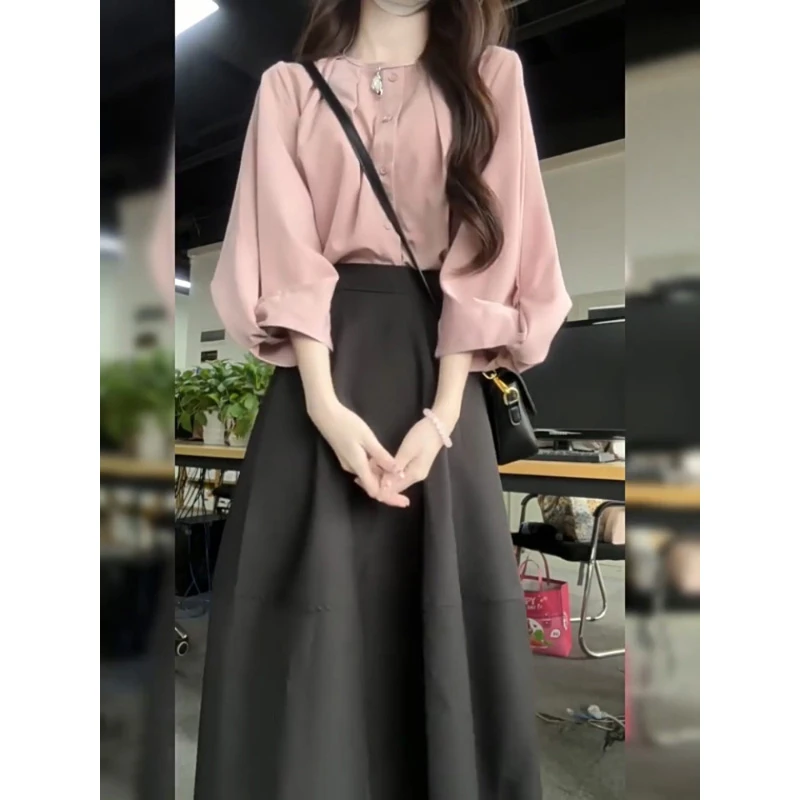 早春穿搭一整套女装2025新款爆款洋气裙子套装老钱风晚宴场合衣服