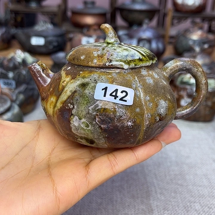 裸柴烧陶瓷手工茶器