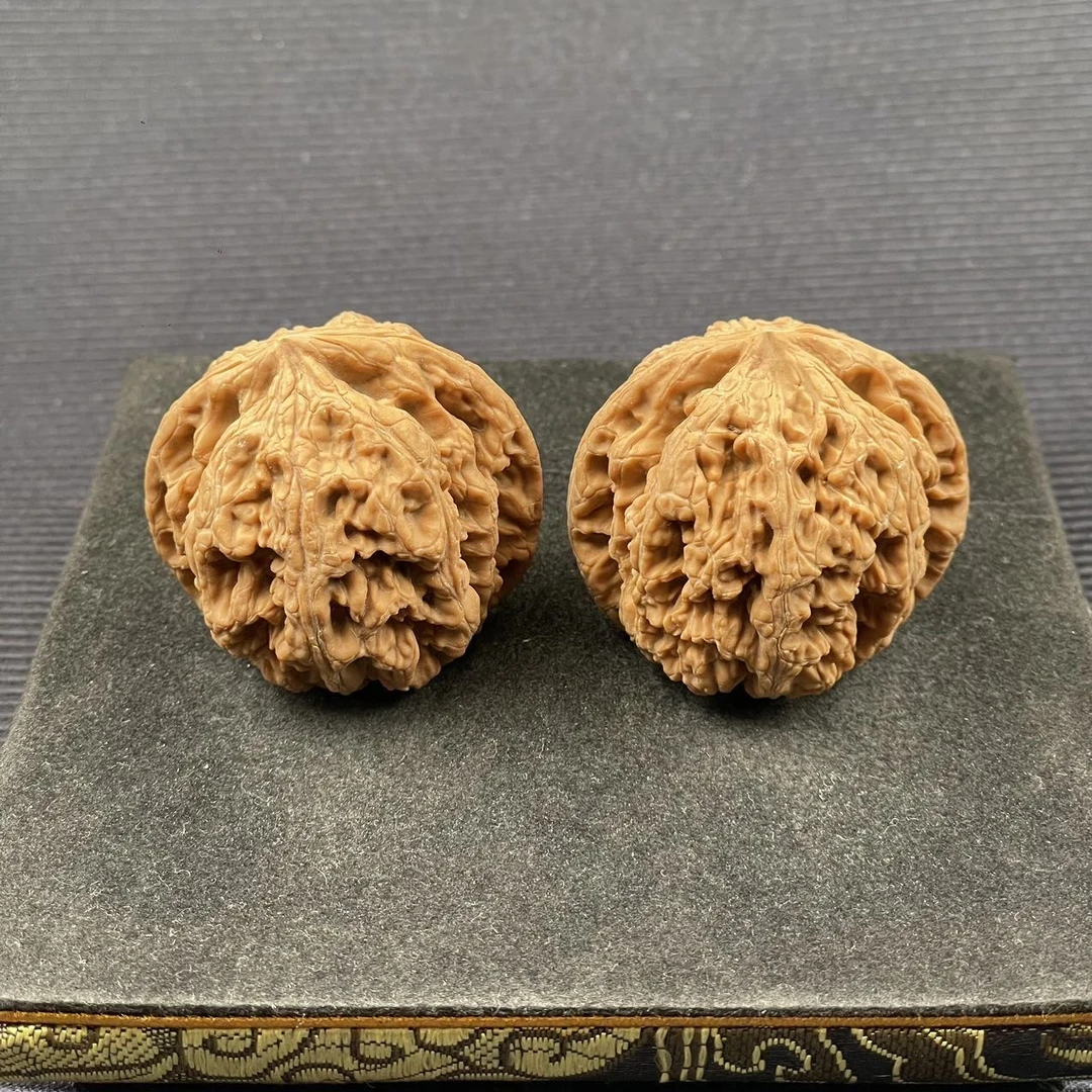 【曹掌柜精选】25 G22869-平谷大粗筋狮子头核桃-尺寸42mm