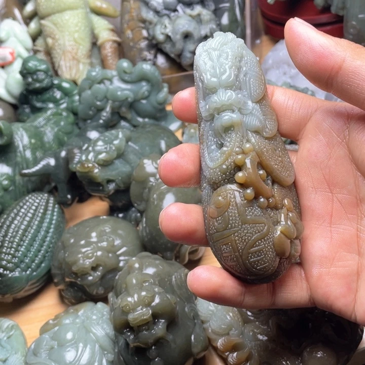 和田玉未镶嵌挂件用****8