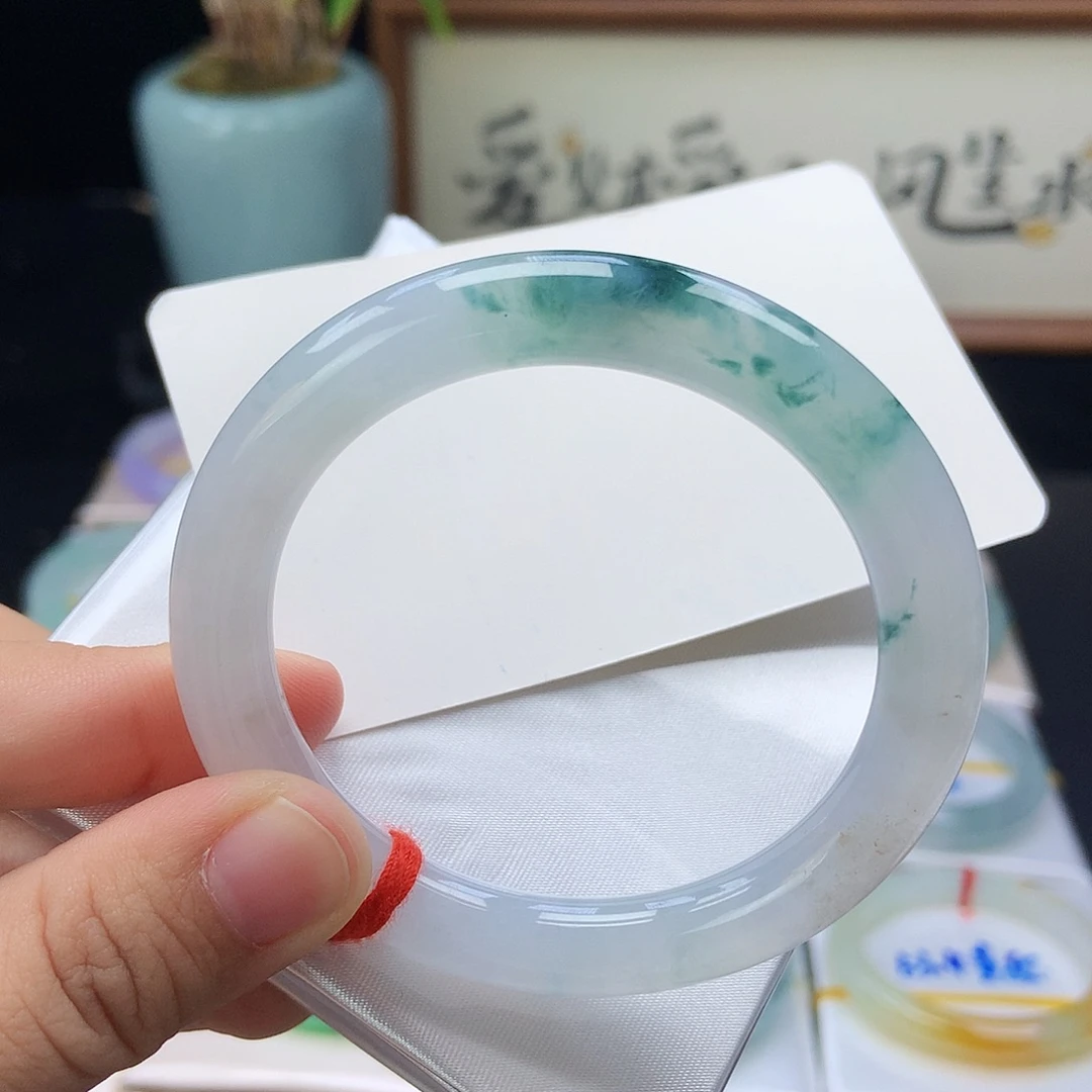 未镶嵌手镯翡翠25号漂花