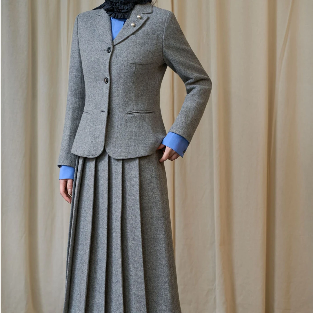 【EMPRESS/恩比麗蕬】冬季套装气质女士复古通勤简约百搭休闲