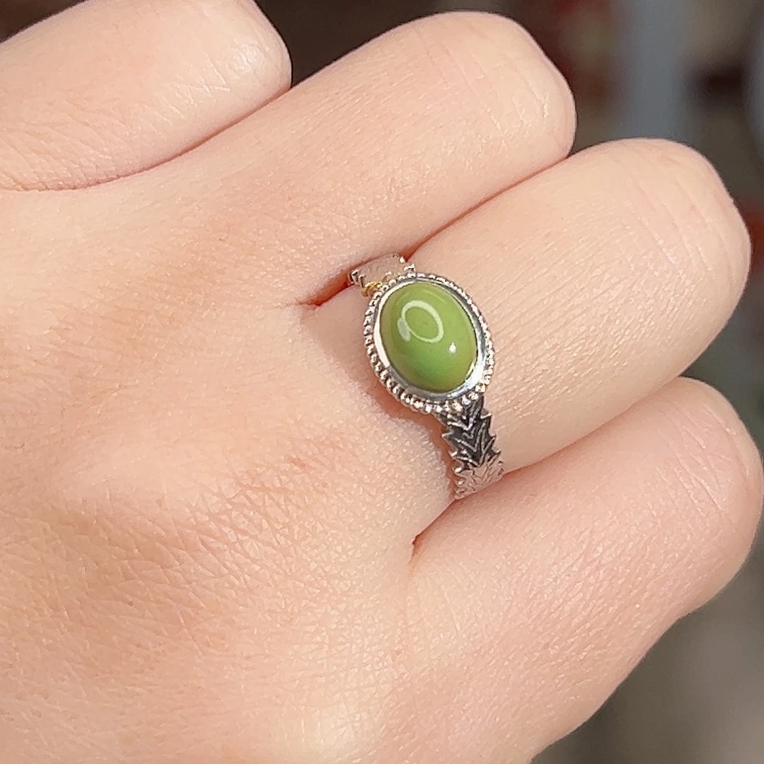 绿松石银S925镶嵌珠宝奇石