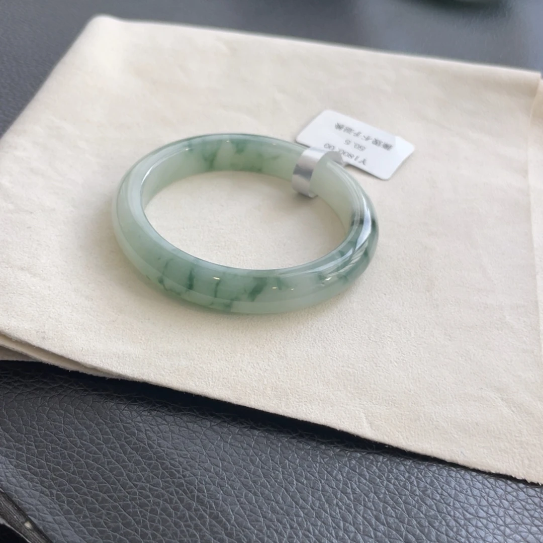 翡翠未镶嵌手镯纹50.5