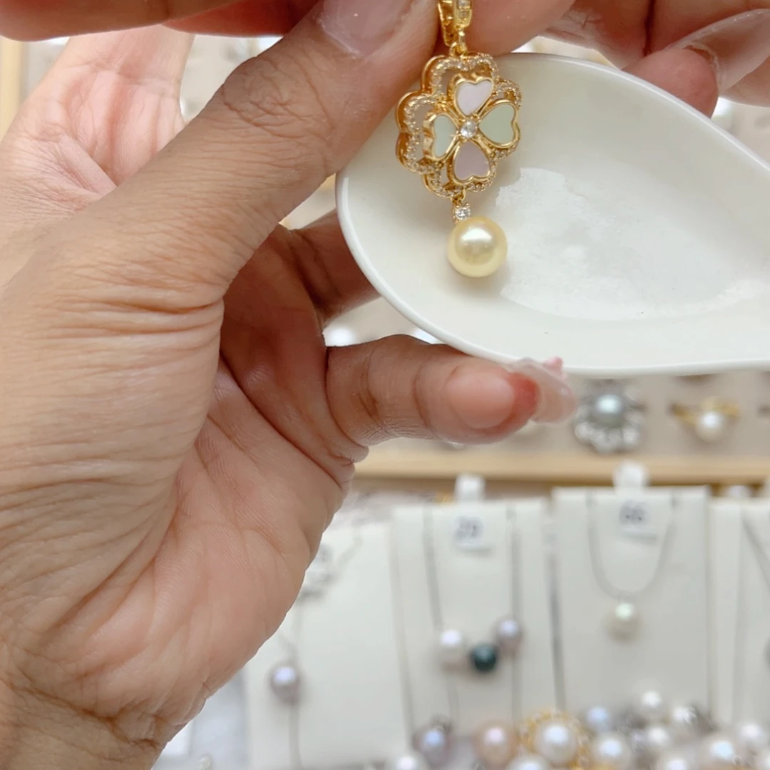 不****合金淡水珍珠耳饰