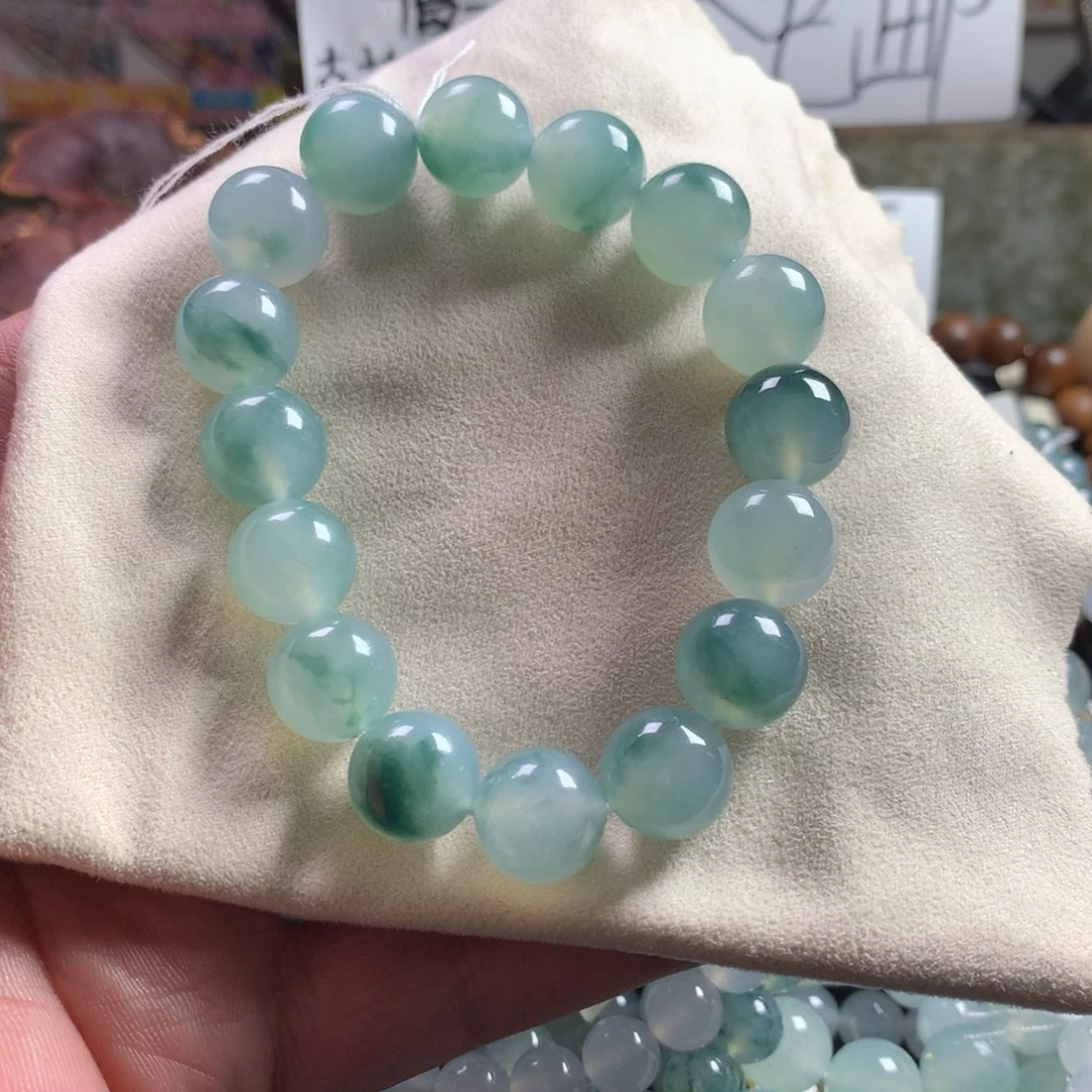 定制翡翠未镶嵌卡13.4 16颗