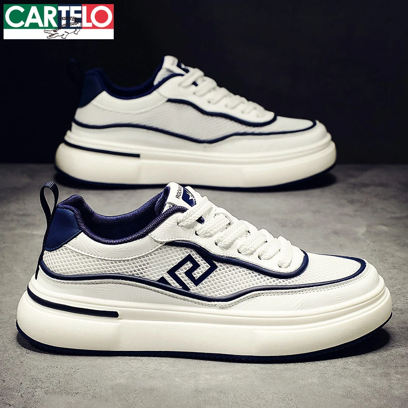 卡帝乐鳄鱼小白鞋男鞋秋季透气2025新款爆款运动休闲鞋子男士板鞋