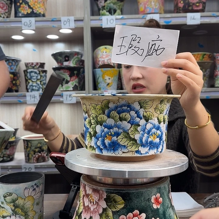 紫砂花盆瑕疵瑕疵65
