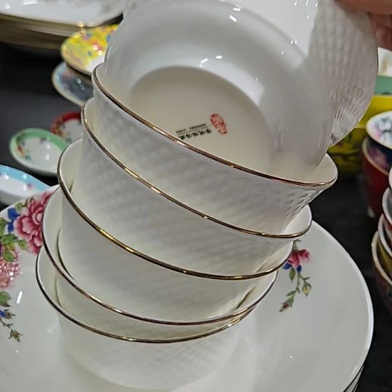 瓷片微瑕4.5寸6个米饭碗666666