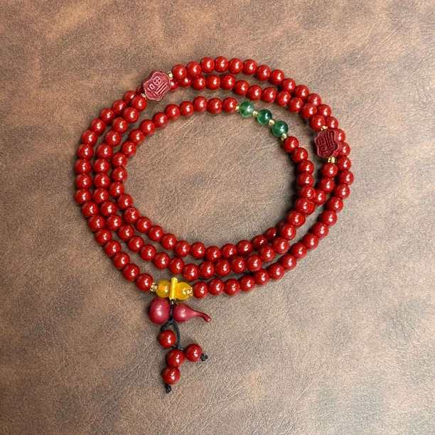 天然辰砂天然辰砂WPT 033 精品手串（无礼盒）