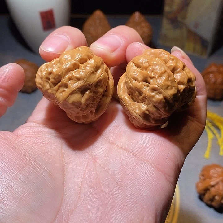 文玩核桃把件03全品无修35尺怀柔蛤蟆头