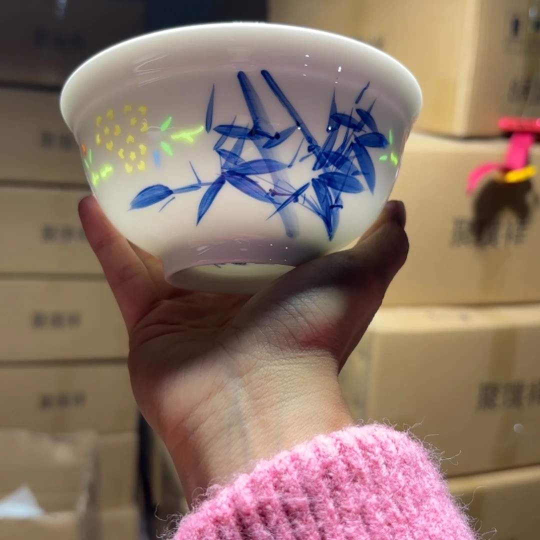 ****华玉瓷景德镇陶瓷六个