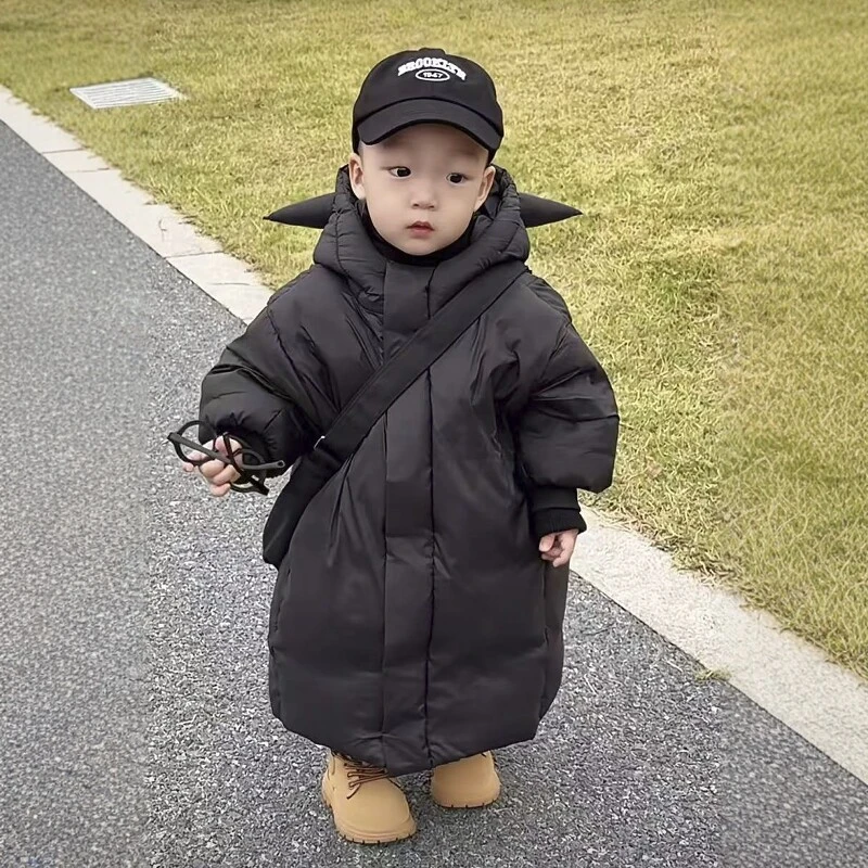 男童羽绒服冬季2026新款小儿童棉服外套厚宝宝三