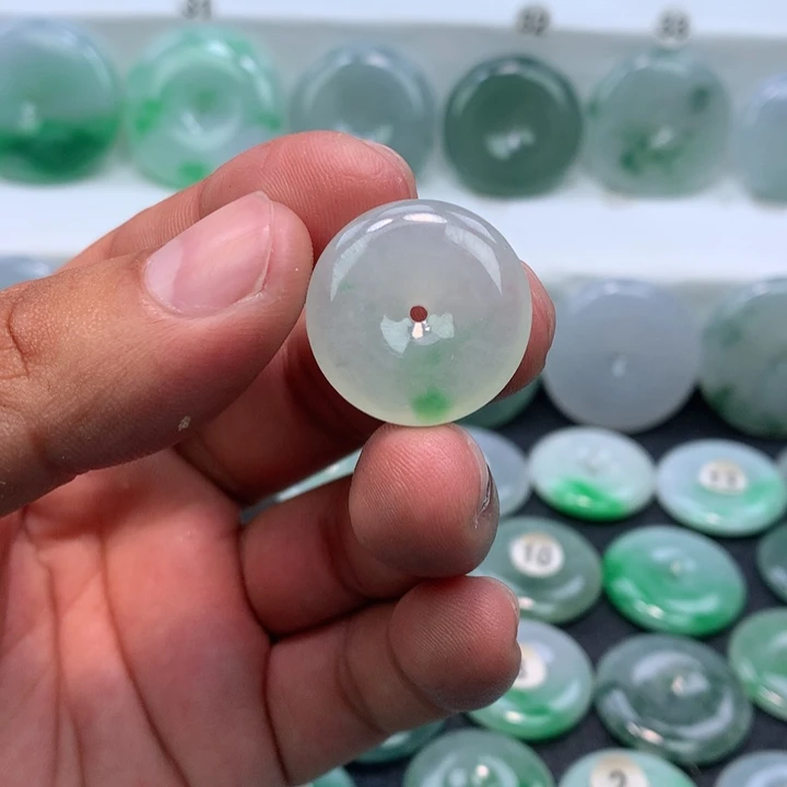 颈饰未镶嵌翡翠缅甸天然A货翡翠23.1-6.4