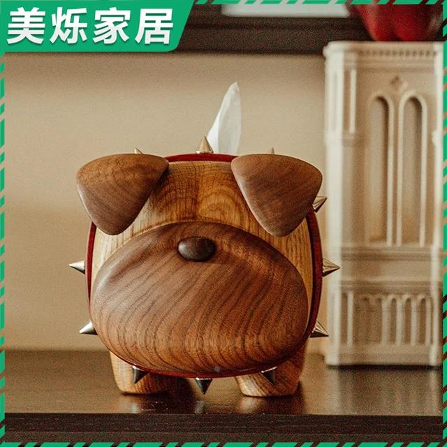 苟富贵儿纸巾盒新品设计家居摆件号纸巾抽纸盒个性可爱乔迁礼物