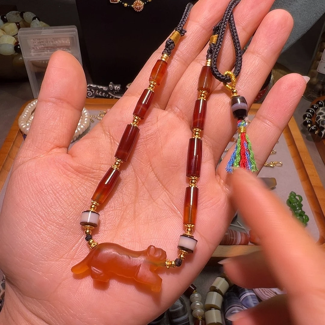 玛瑙/玉髓未镶嵌颈饰